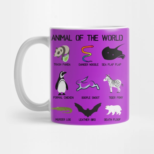 Animals of the world Gift T-shirt For Nature Wild Lovers by fiar32